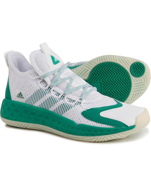 adidas Sm Pro Boost Low Basketball Shoes in Green for Men | Lyst