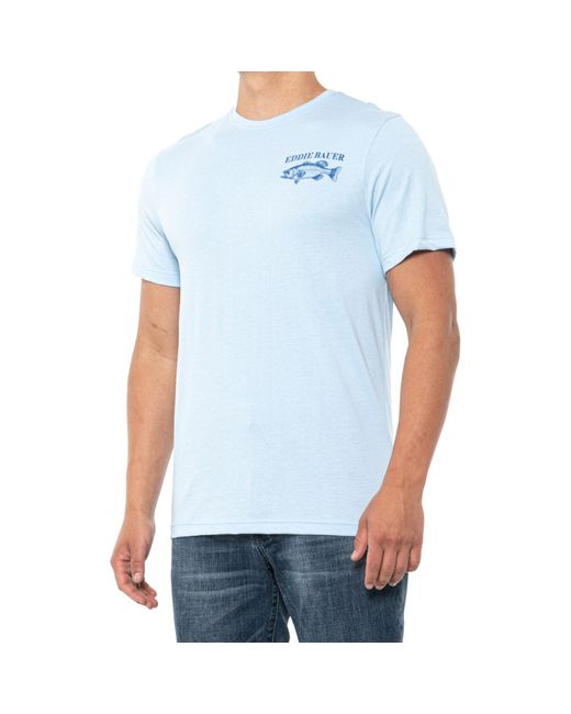 Eddie Bauer Cotton Graphic T-shirt in Pale Sky (Blue) for Men | Lyst