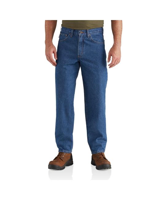 Carhartt Denim B171 Relaxed Fit Carpenter Jeans in Blue for Men | Lyst