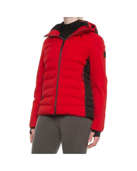 Bogner Janka Puffer Ski Jacket in Red | Lyst
