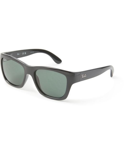 RayBan Made In Italy Rb4194 (053672066906) Wayfarer Sunglasses in Black/Dark Green (Green) Lyst