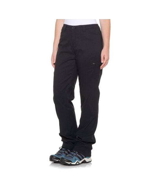 Eddie Bauer Fleecelined Hiking Pants in Black Lyst