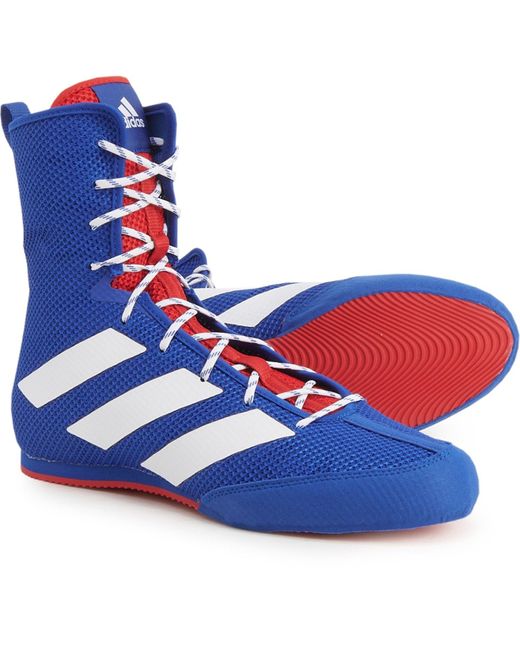 adidas Box Hog 3 Boxing Shoes in Blue | Lyst