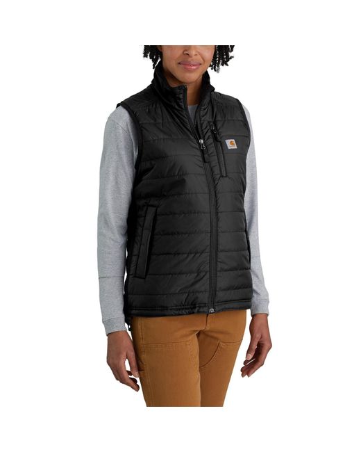 Carhartt Synthetic 104315 Rain Defender(r) Nylon Vest in Black Lyst