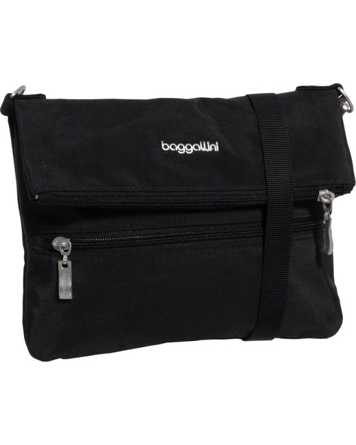 Baggallini Synthetic Flip Zip Crossbody Bag in Black Lyst