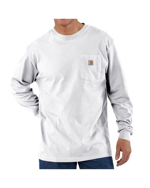 Carhartt Cotton K126 Loose Fit Heavyweight Pocket T-shirt for Men | Lyst
