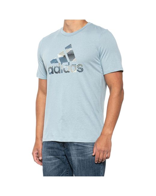 adidas Freelift Gfx T-shirt in Blue for Men | Lyst