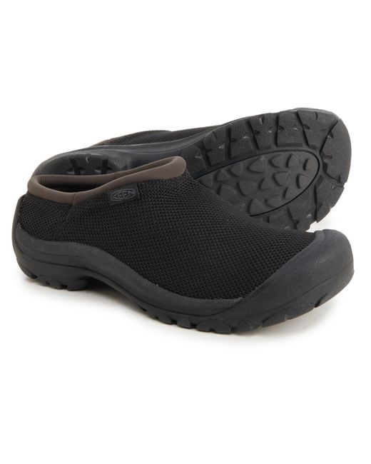 Keen Rubber Kaci Mesh Slide Clogs in Black Lyst
