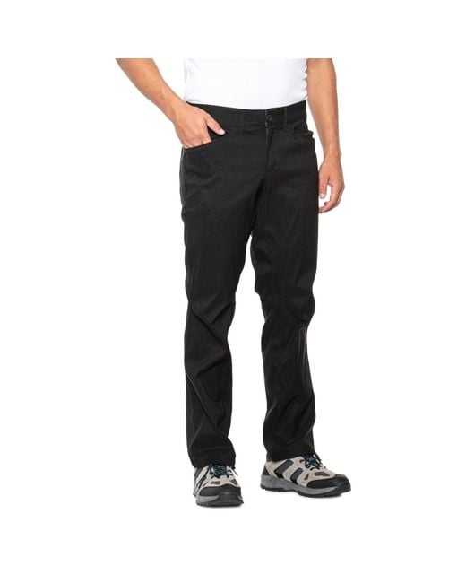 Eddie Bauer Synthetic Rainier Cargo Pants in Black for Men Lyst