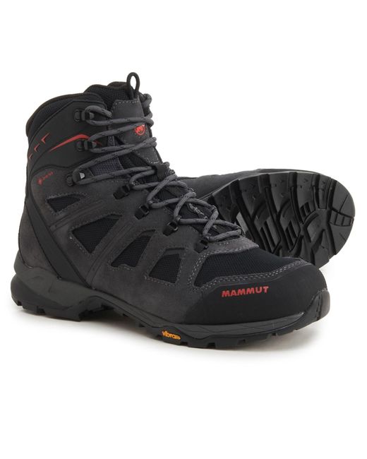 Mammut T Aenergy Trail High Gore-tex(r) Hiking Boots in Black for Men | Lyst
