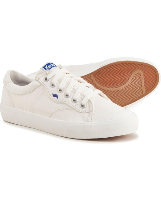 crew kick 75 keds white