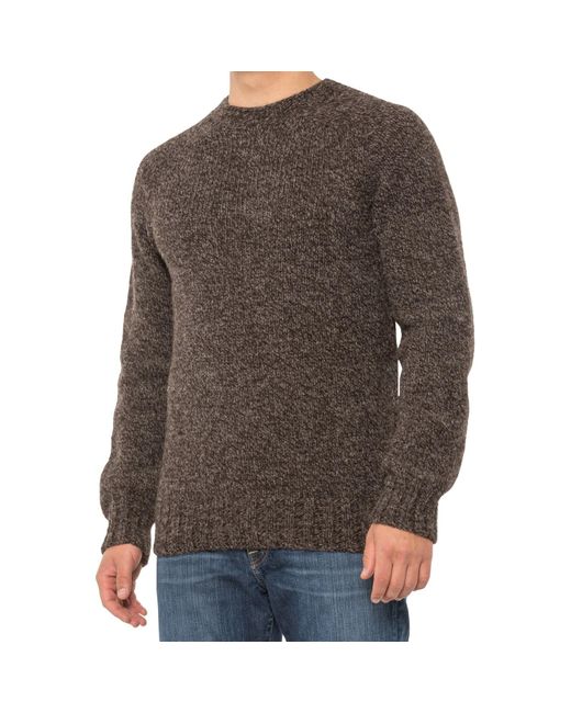 Filson Wool Crew Neck Sweater in Heather Brown (Brown) for Men | Lyst