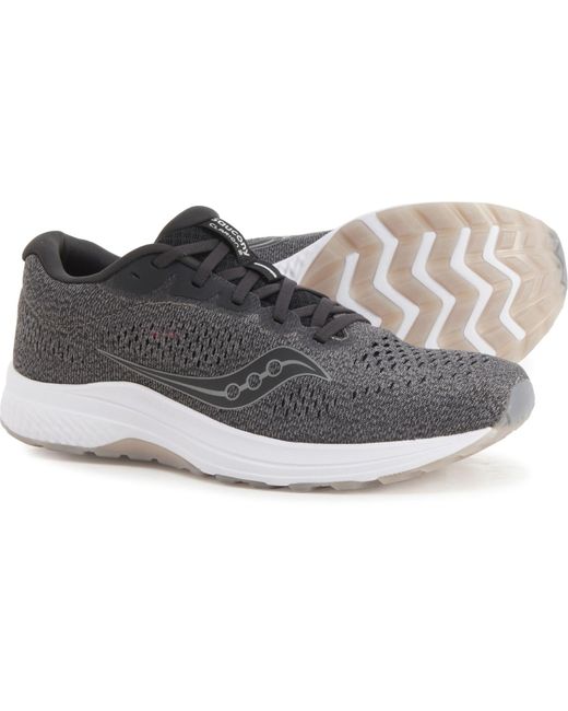 Saucony Rubber Clarion 2 Running Shoes in Black/Grey (Gray) for Men | Lyst