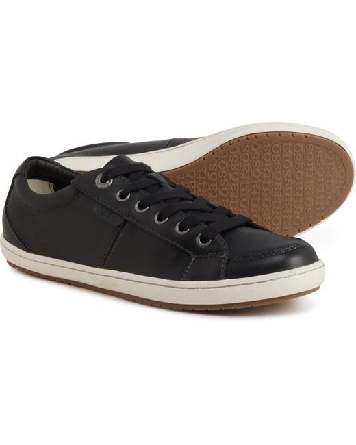 Taos Footwear Leather Onward Sneakers in Black Leather (Black) | Lyst