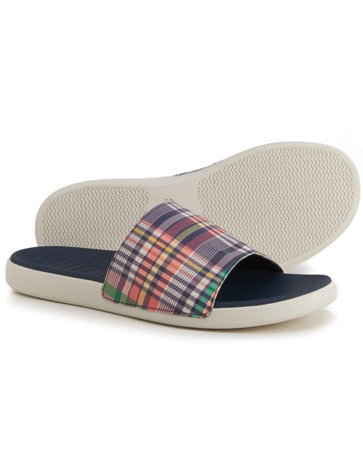 sperry plushwave dock leather slide