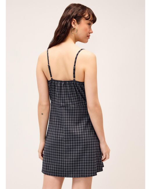 Twik Blue Check Corset