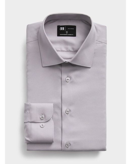 Le 31 Gray Solid Wrinkle for men