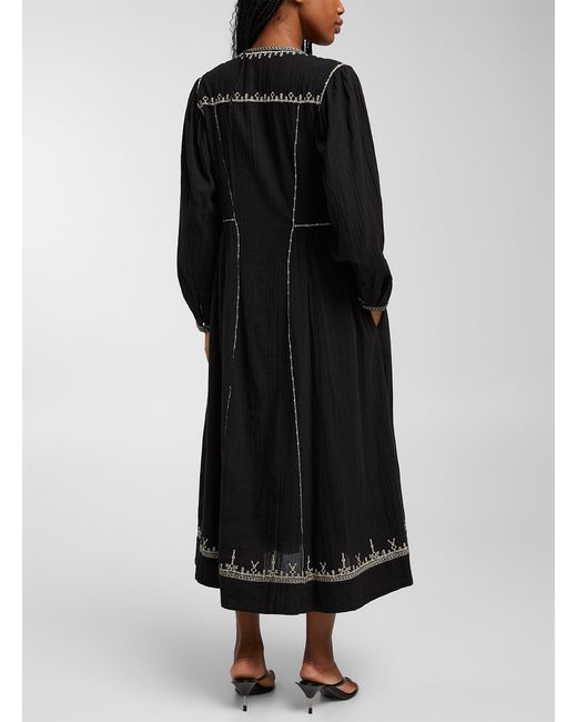 Isabel Marant Black Pippa Cotton Dress