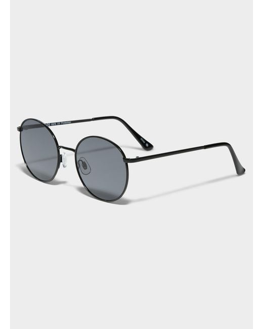 Simon's Blue Elly Round Sunglasses