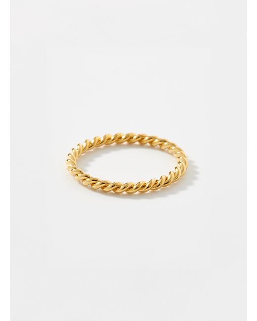Simon's Metallic Twisted Ring