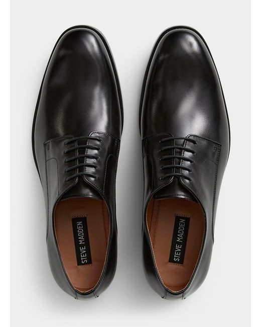 Steve Madden Black Daedric Derby Shoe Men for men