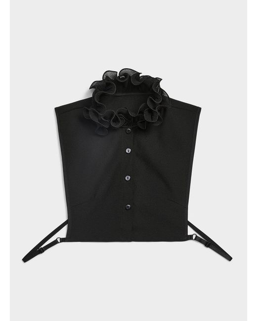 Simon's Black Pleated