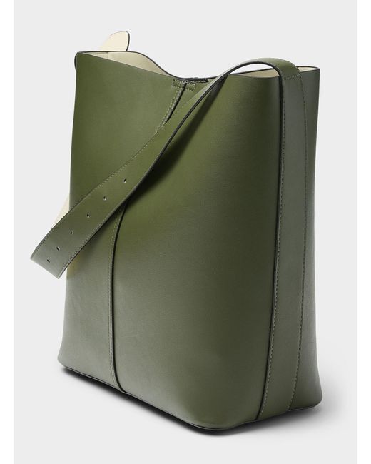 Simon's Green Minimalist Belted