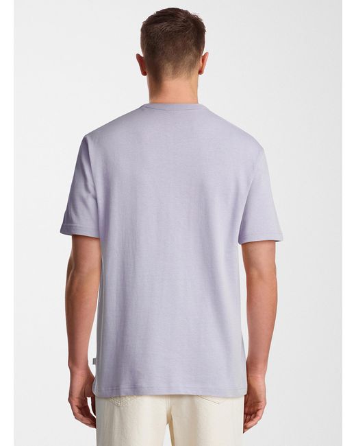 Frank And Oak White Patch Pocket T for men