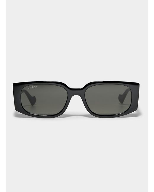 Gucci Black Designer Minimalist Sunglasses