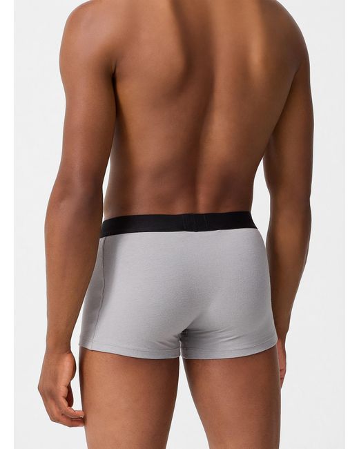 Boss White 2" Solid Trunk Cotton for men