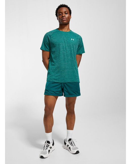 Under Armour Green Perforated Jersey Short for men