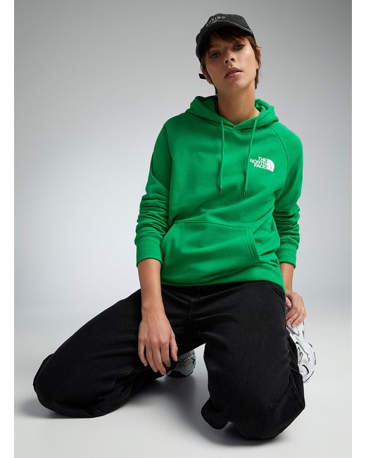 The North Face Logo Pigmented Green Hoodie