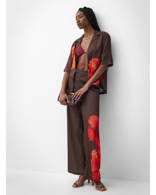 Icône Red Printed Double