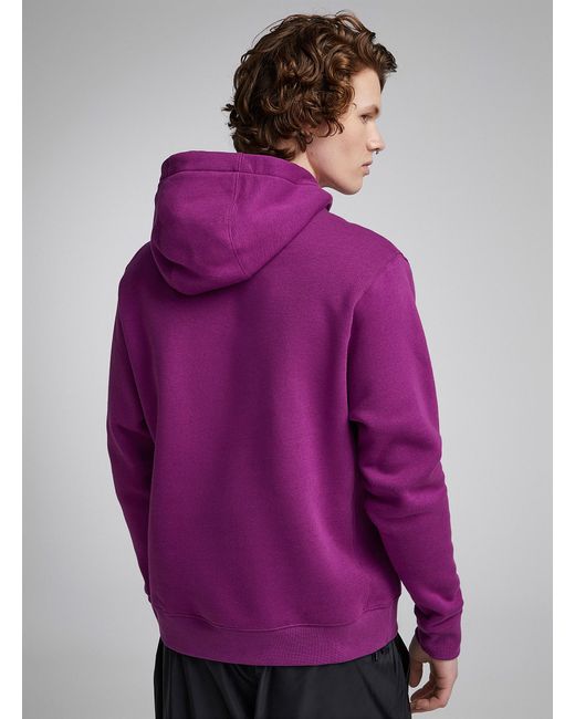 Nike Purple Sportswear Club Fleece Hoodie for men