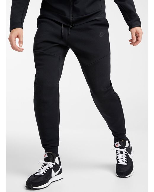 Nike Tech Fleece Angular Seam joggers in Black for Men | Lyst Canada