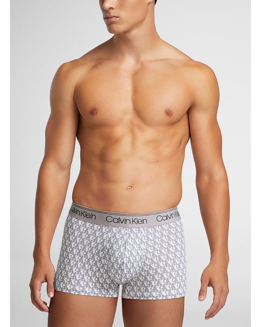 Calvin Klein Blue 2.5" Colourful Stretch Trunks 3 for men
