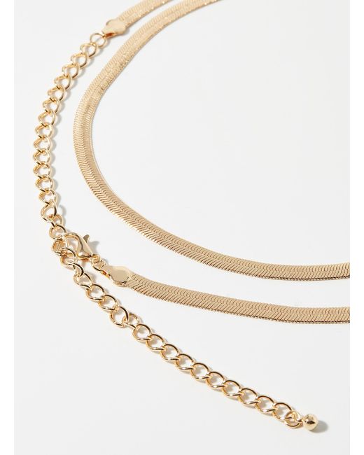 Simon's Gray Snake Waist Chain