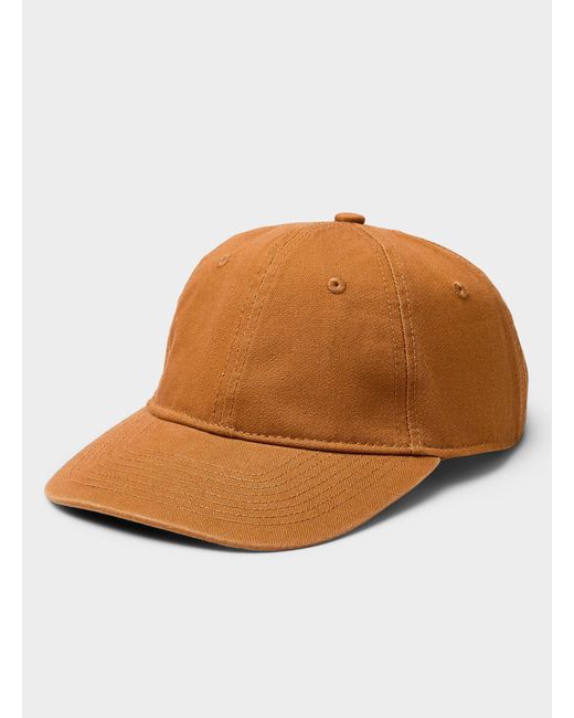 Simon's Brown Solid Baseball Cap
