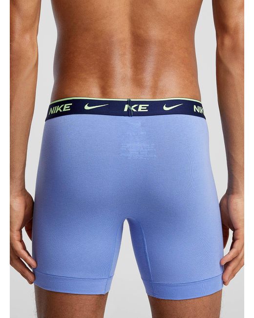 Nike Blue Essential Cotton Stretch Boxer Briefs 3 for men