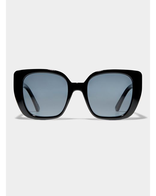 Privé Revaux Blue Double Tap Square Sunglasses