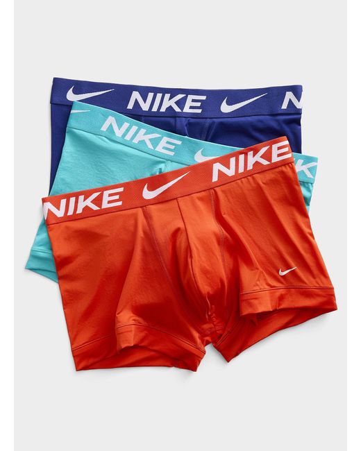 Nike Red 3" Colourful Essential Micro Trunks 3 for men