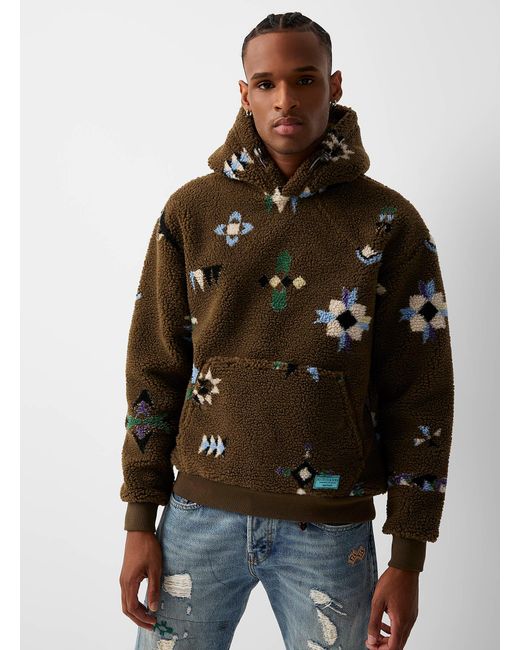 Sherpa hoodie cheap mens black