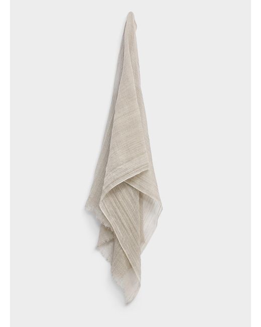 Simon's White Frayed