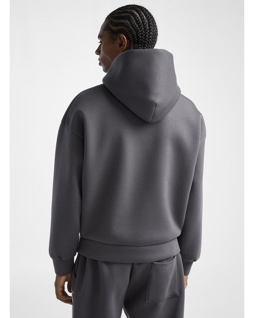 Le 31 Neoprene Hoodie Imported From Seoul in Gray for Men Lyst