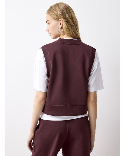 Twik Brown Fleece Vest
