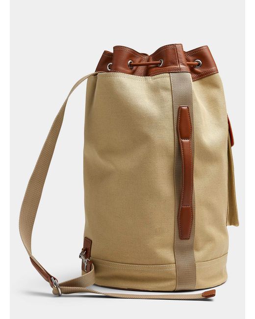 Paul Smith Leather Accent Drawstring 