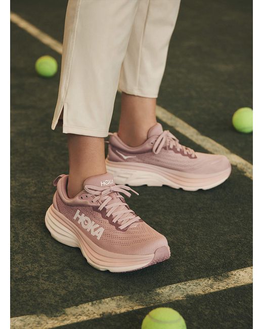 Pink hoka shoes new arrivals