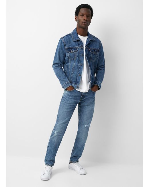 Denim Distressed 502 Jean Tapered Fit 