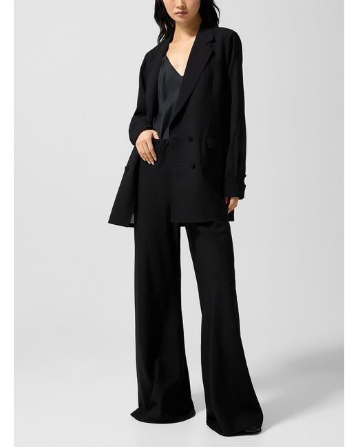 SILK LAUNDRY Black Wool