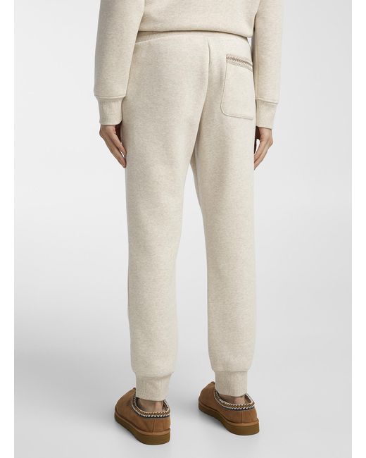 UGG Tasman Fleece Lounge joggers in Natural for Men Lyst Canada